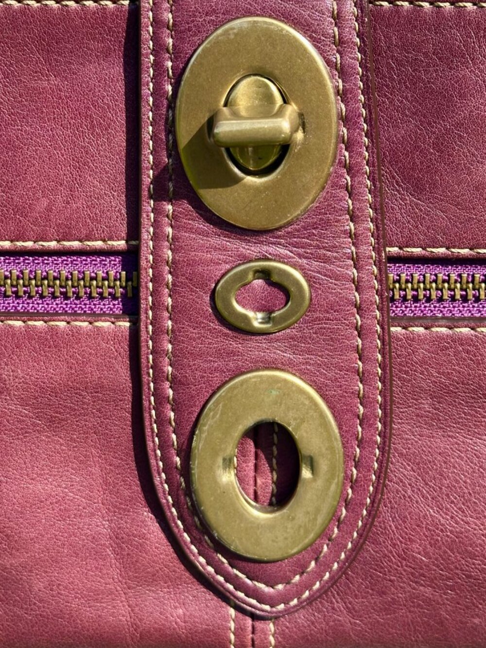 Coach Legacy Bridget Limited Ed 65th Anniv Purple Leather Shoulder Bag 11622 NWT - Picture 4 of 16